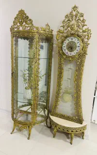ساعت ایستاده و دکوری طرح برنج