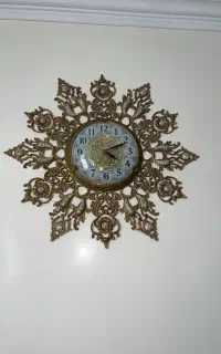ساعت دیواری برنجی