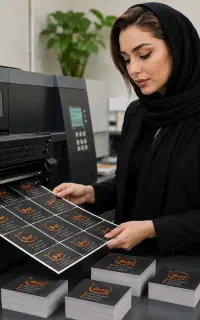 کارت ویزیت طرح لمینت فقط ۱/۵۹۰