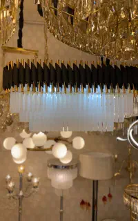 طراحی و تولید لوستر و آباژور کریستالی / پارس آباد