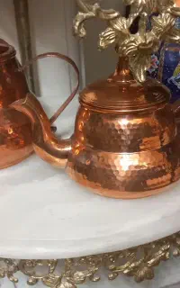 کتری وقوری مسی کاملا نو وزیبا