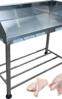 تولید میز مرغ و ماهی پاک کنی
