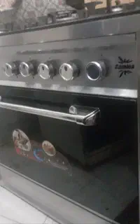 گازنو . بدون فر .۵ شلعه. رنگ نقره ای