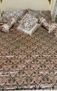 روتختی مخمل ژاکارد ترک ۸ تکه بسیار شیک ومجلسی