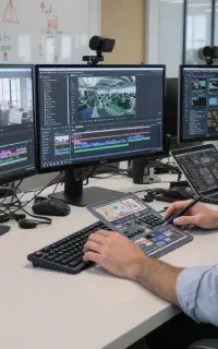 تولیدمحتوا ویدئوادیتورگرافیست هوش مصنوعی طراحیUIUX