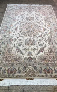 کد۲۰)جفت۶متری،نقشه کیان،۴۰ رج،گلها ابریشم در حدنو