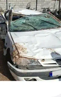 پژو پارس مدل 96 تصادفی