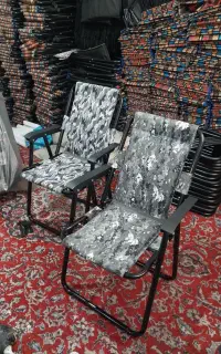 صندلی تاشو کیفیت تضمینی تا ۲۰۰ کیلو تست شده