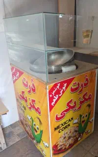 فروش  فوری دستگاه ذرت مکزیکی  و تابلو روان