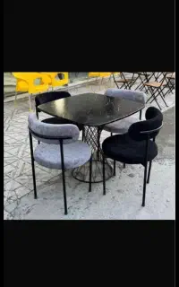 تولیدی میز صندلی فلزی مناسب منزل کافه رستوران باغ