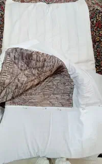 تشک و لحاف کاملا نو