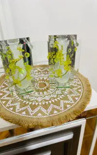 گلدان شیشه ای دکوری
