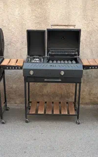 پایه دار باربیکیو میز شعله بغل