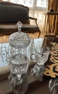 سرویس کریستال گل خورشیدی
