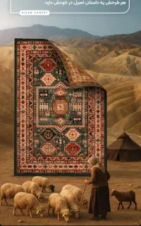 فرش %زیبا وخوش نقش %نقدواقساط