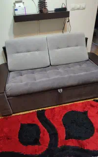 مبل تختخوابشو دونفره و مقداری وسایل دیگه