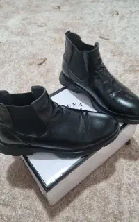 نیم بوت مردانه چرم طبیعی