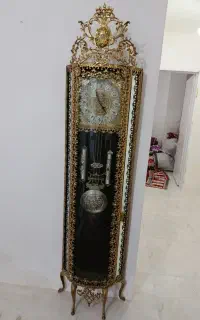 ساعت ایستاده برنز