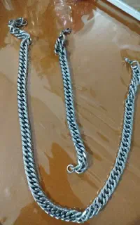 ست گردنبند استیل رنگ ثابت