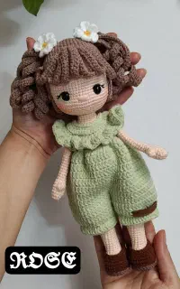 عروسک بافی رز