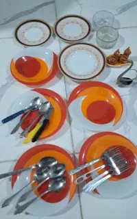 پشقاب چنگال قاشق