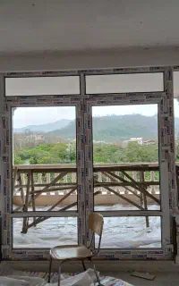 پنجره دو جداره،توری پلیسه