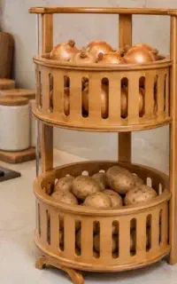 جای سیب زمینی و پیاز