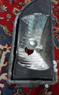 دوعددجای چراغ پرایدولی بدون شیشه ولامپ