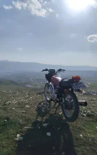 موتور سیکلت ۲۰۰ مدل ۸۹ آماده ی تعویز پلاک