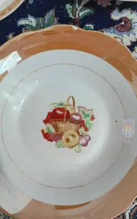 بشقاب چینی سبد میوه