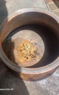 دیگ مسی قدیمی  قدمت دار