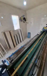 انبار بزرگ برش کاشی و سنگ نما تخفیف ویژه.رامشیر.