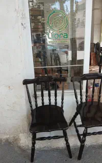 صندلی چوبی خراطی شده کلاسیک