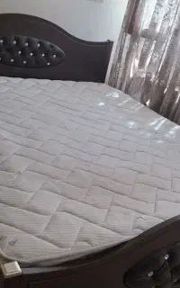 تخت فلزی چوبی با باکس