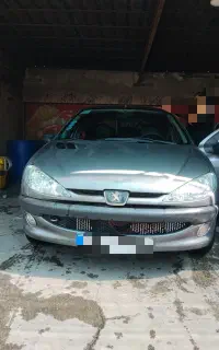 206 SD V8 بی رنگ