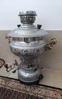سماور 6 لیتری گازی در حد نو.    کلکسیونی