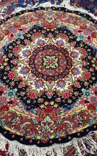 فرش دستباف هریس طرح سالاری گرد