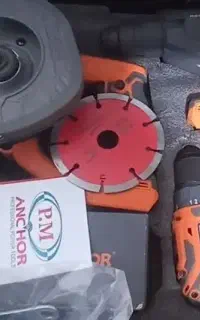 کیت شارژی ۳ عددی براشلس انکور  بتن کن شارژی