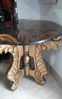 دو عدد عسلی تمام چوب.