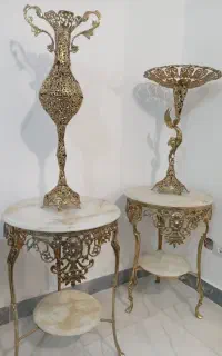 میزهابرنز،گلدان برنز،میوه خوری برنز،