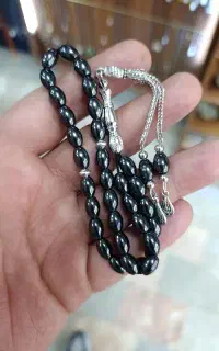 تسبیح حدید سایز۸میل تراش هلی