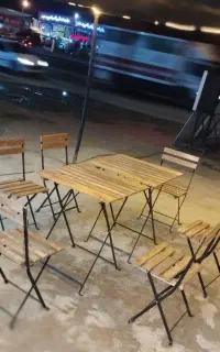 فروش صندلی و میز شش مفره مناسب کافه