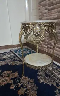 میز عسلی برنجی