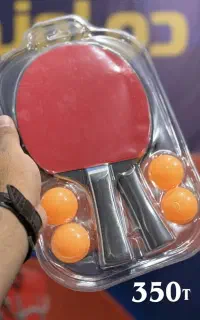 جفت راکت  پینگ‌پنگ همراه با ۴ عدد توپ