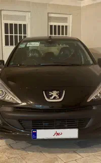 207 مشکی ابنوس تحویل روز صفر خشک‌