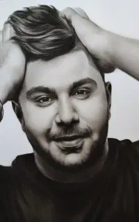 نقاشی سیاهقلم چهره