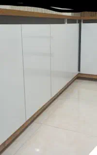 کابینت ام دی اف جلو آشپز خانه به شکل ال