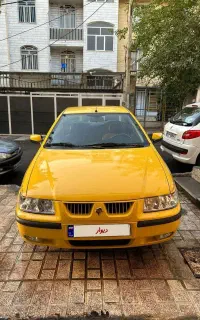 سمند تاکسی دوگانه شرکتی با خط