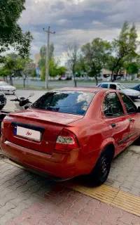 تیبا ۱ با رنگ خاص یک گلگیر رنگ