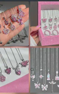 اکسسوری بدلیجات گردنبند آرایشی کرومی پک شانسی